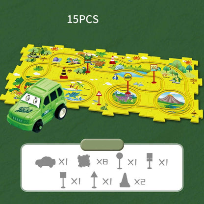 FreeSpirit™ Puzzle Track Car Set