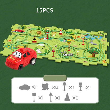 FreeSpirit™ Puzzle Track Car Set