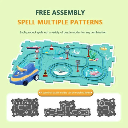 FreeSpirit™ Puzzle Track Car Set