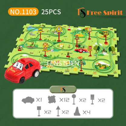 FreeSpirit™ Puzzle Track Car Set