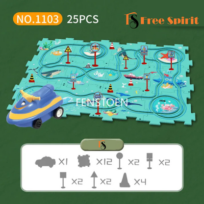 FreeSpirit™ Puzzle Track Car Set